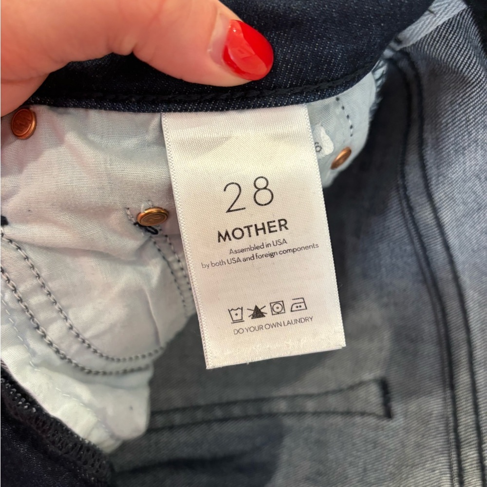 Mother Jeans : The Insider Ankle Fray